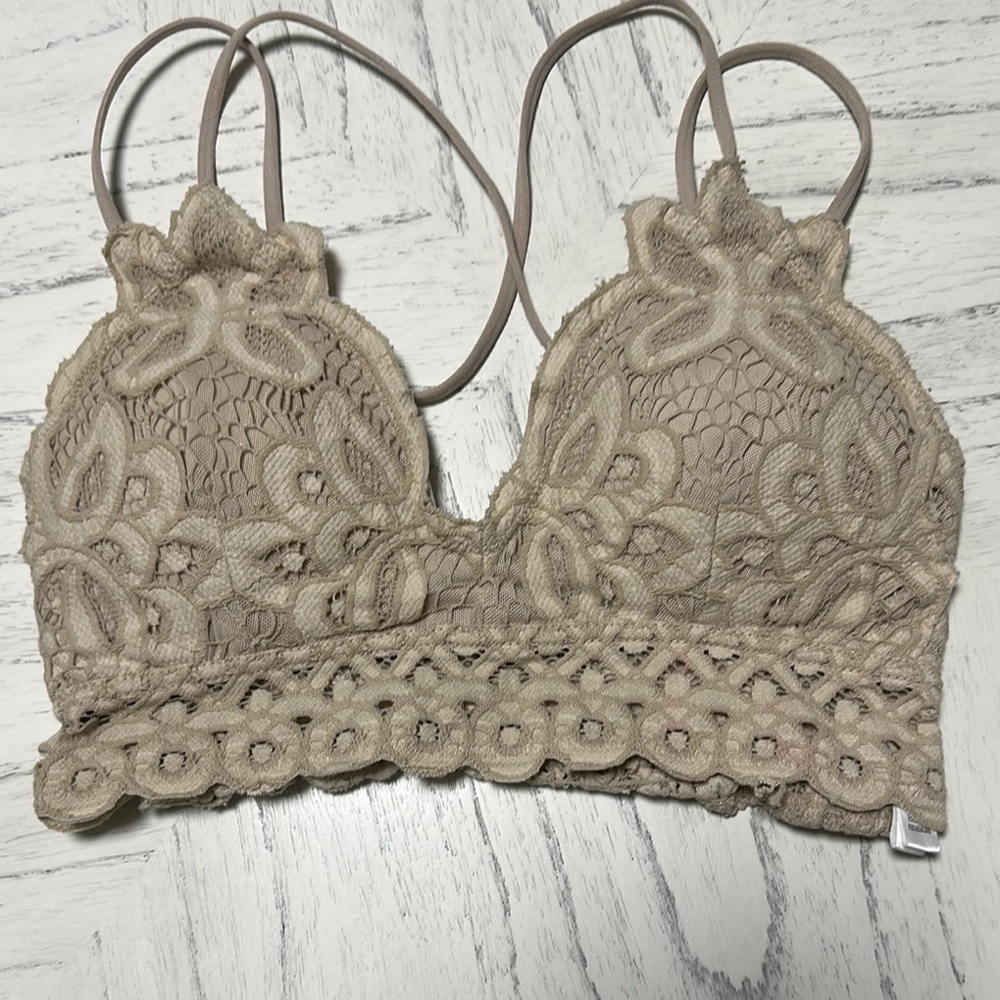 Cherish Lace Bandeau - Beige